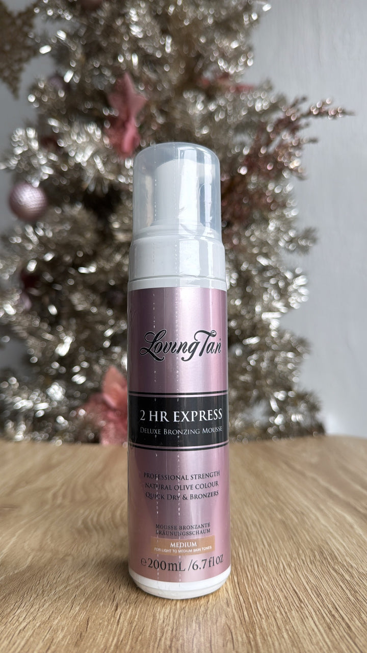 Loving Tan 2 HR Express Mousse 200 ML, Medium