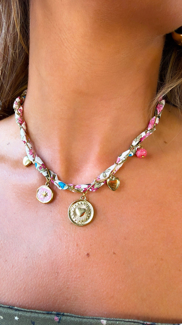 Sunny Twist Charm Necklace