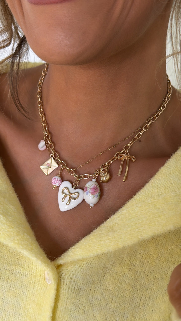 Bow Charm Necklace