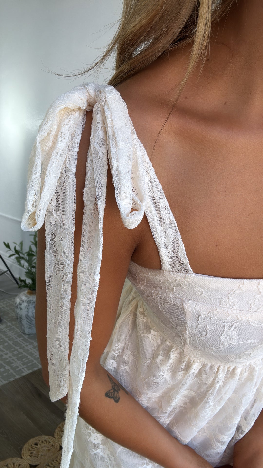 Penelope Floral Maxi Dress, Ivory