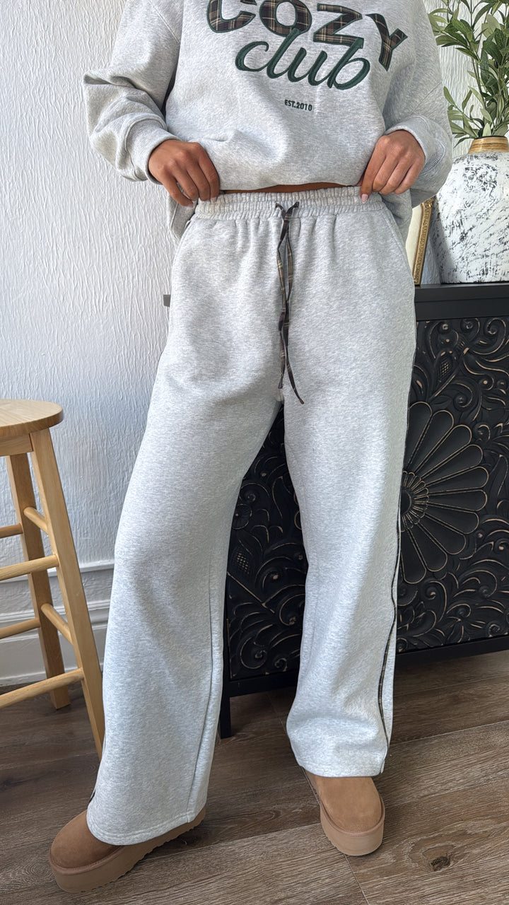 Cozy Club 2 Piece Set, Grey