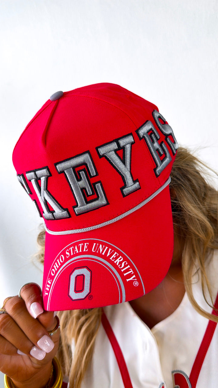 Buckeye Game Day Glory Cap, Red