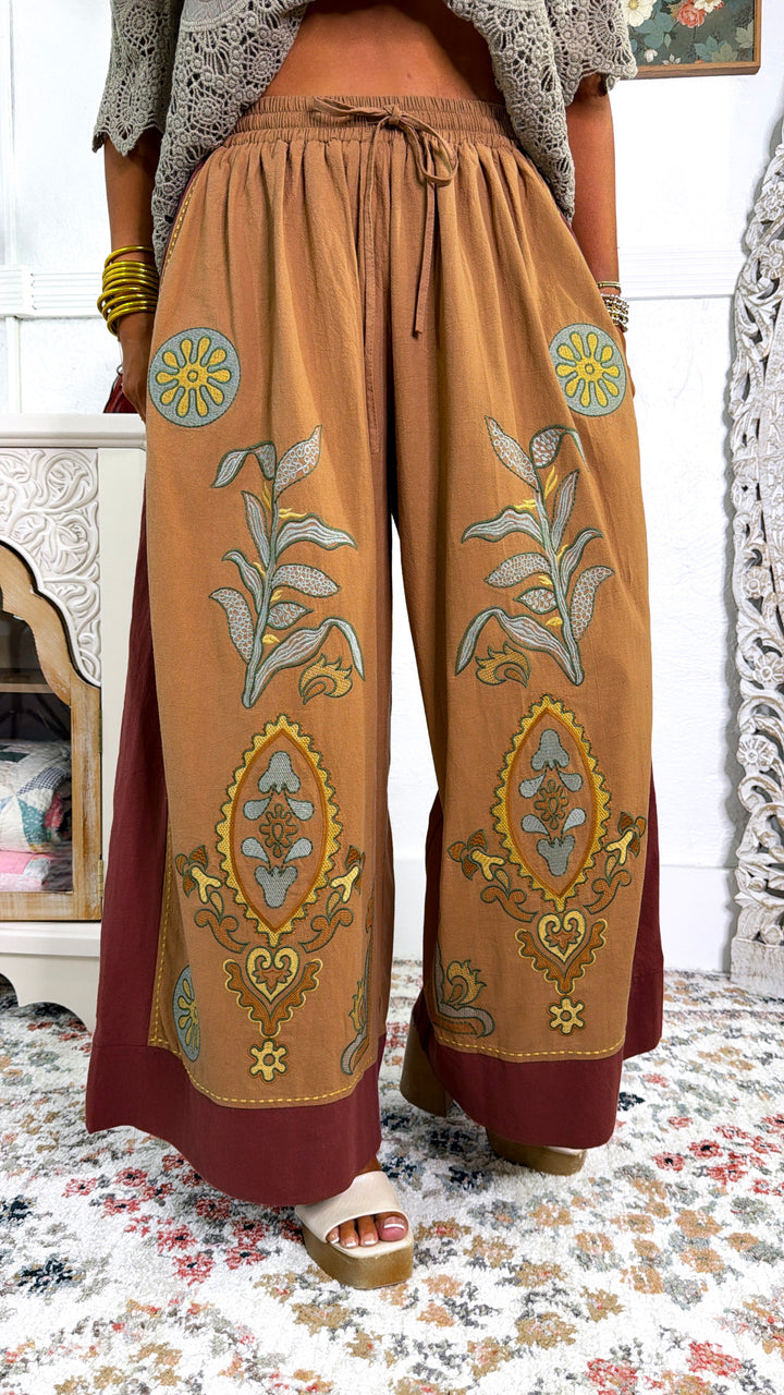 Olive Breeze Pants, Camel