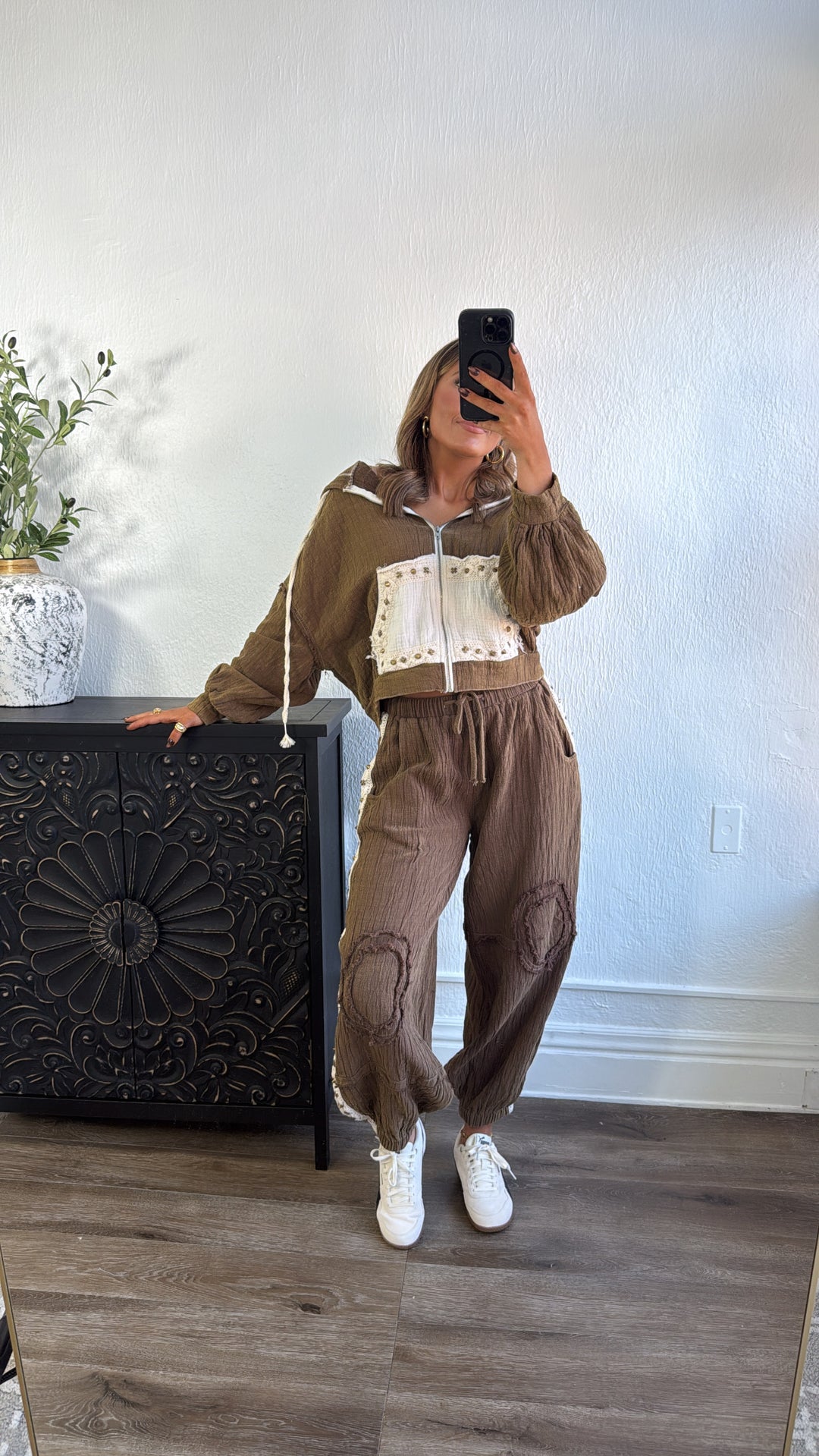 Espresso Eclipse Zip Up, Chocolate