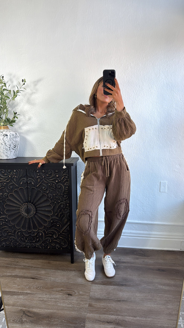 Espresso Eclipse Zip Up, Chocolate