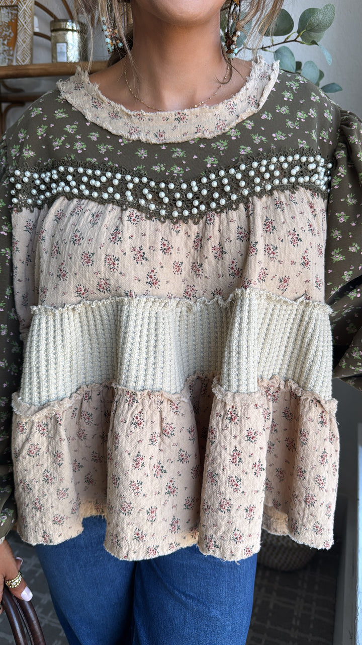 Briarwood Blouse, Olive