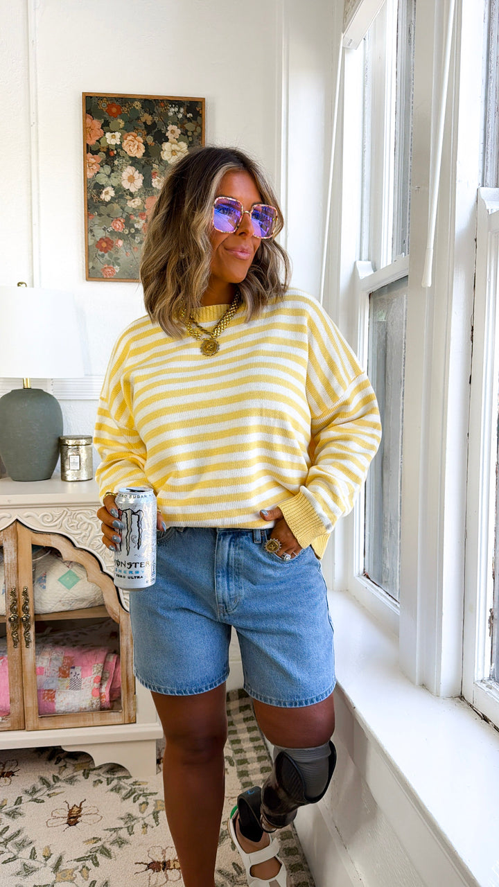 At Sunrise Sweater, Yellow