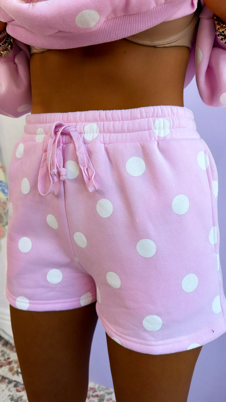 Set In Polka Dot Set, Pink/White