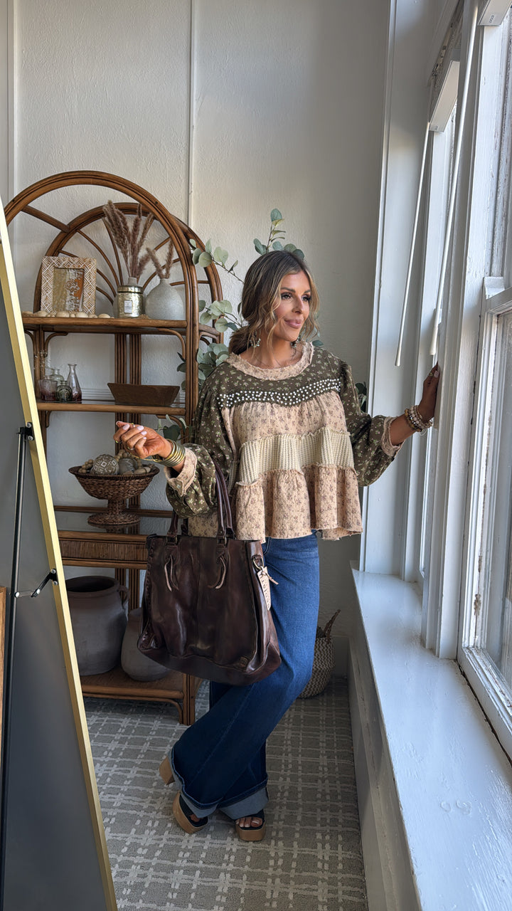 Briarwood Blouse, Olive