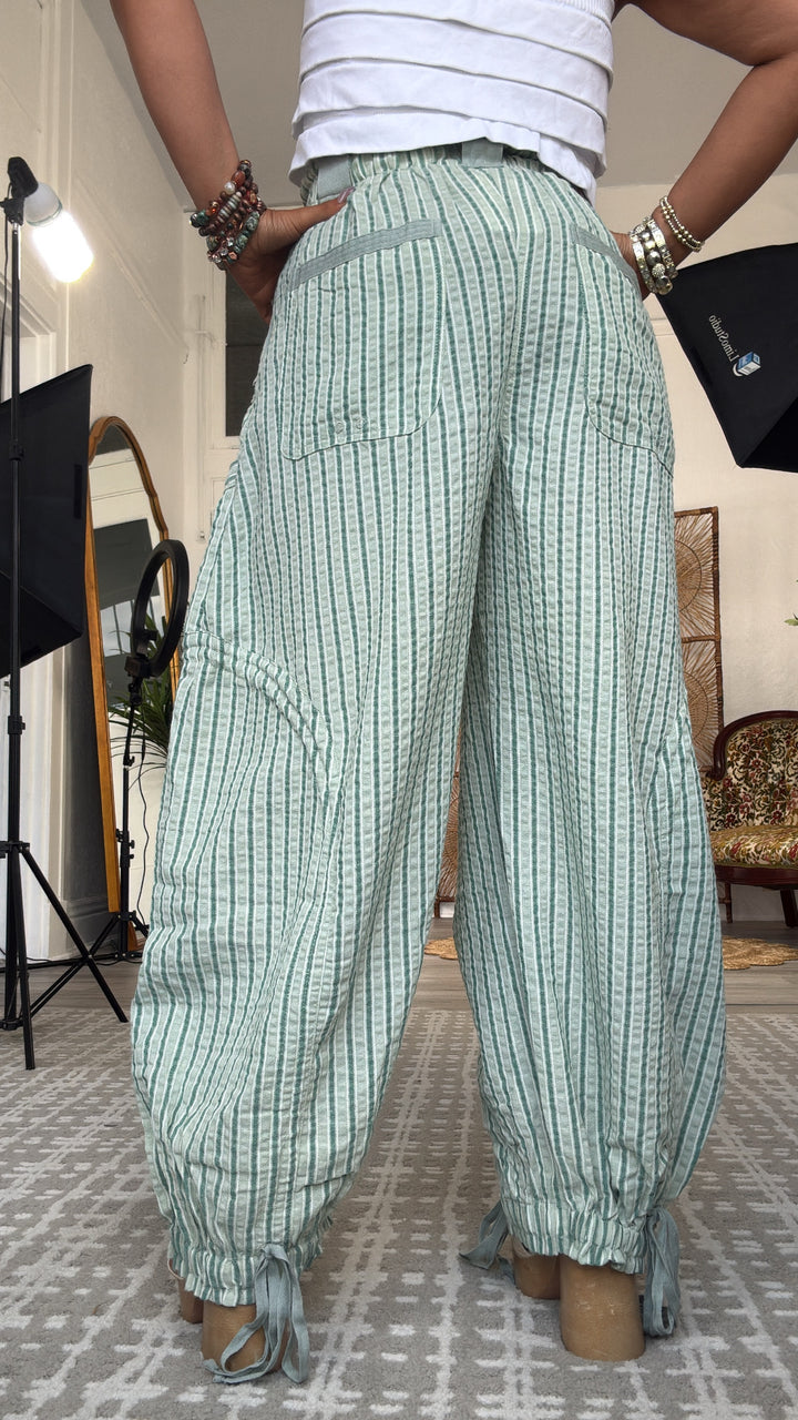 Driftline Striped Jogger Pant, Mint