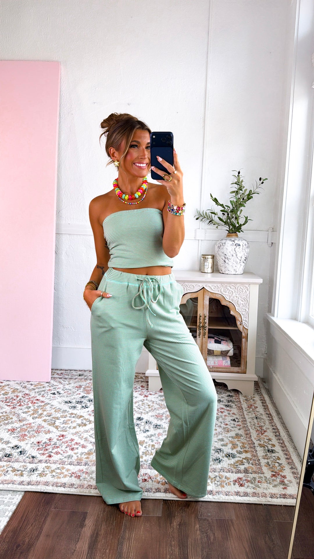 Summa Time Sweetness Two Piece Set, Mint