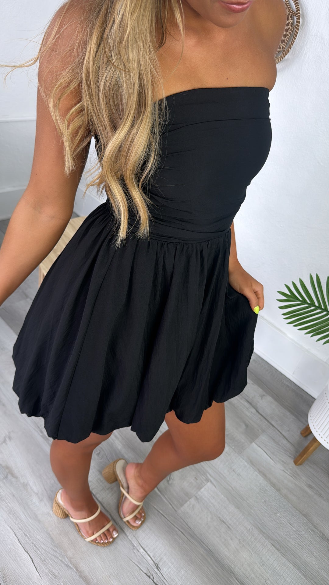 summer break mini dress black Summer Break Mini Dress Black