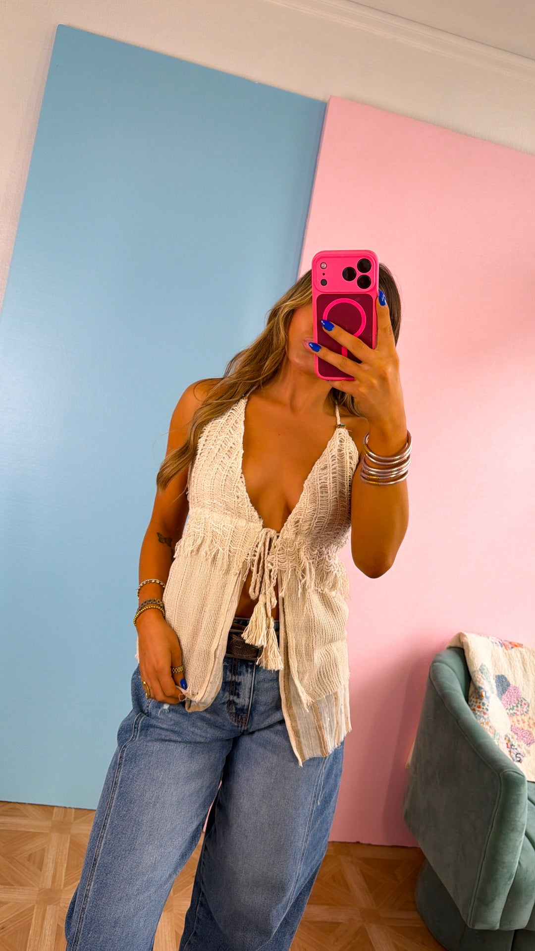 Dandelion Daydreams Top, Natural