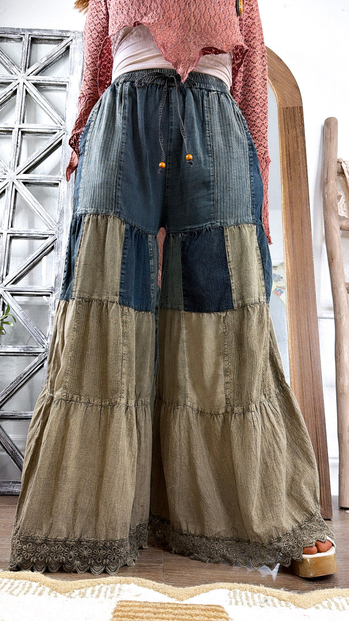 Tiered Flow Pants, Gravel