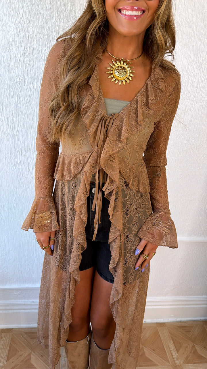 Vintage Chic Lace Kimono