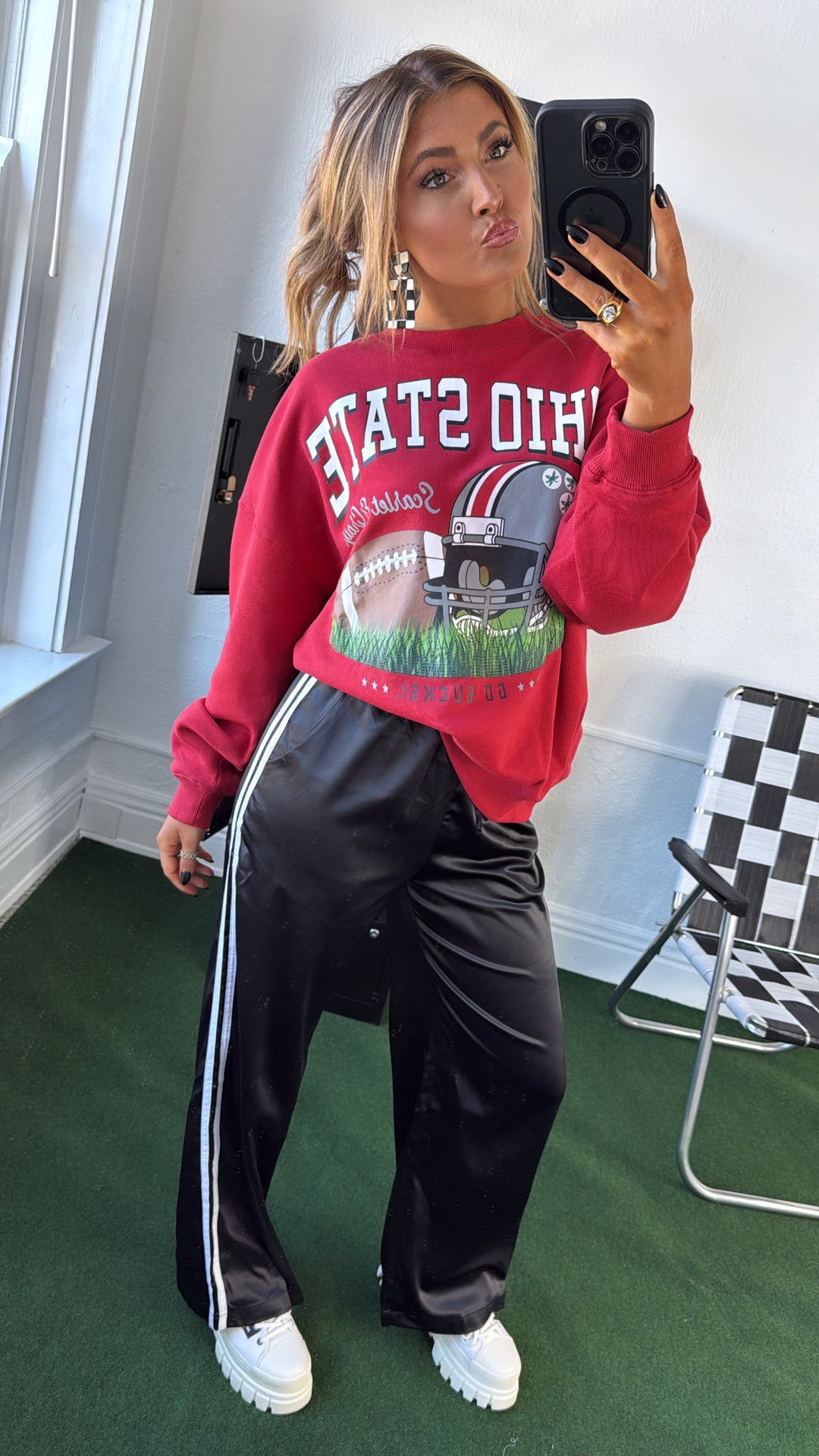 Buckeye Crewneck, Red
