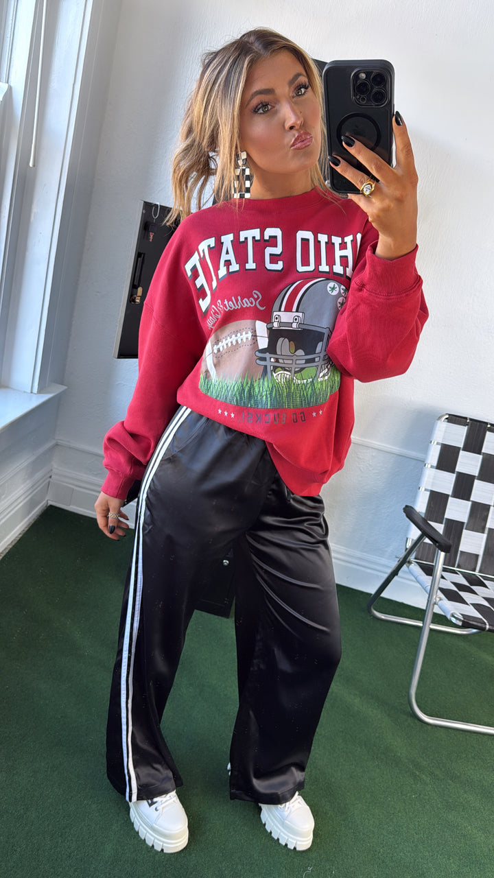 Buckeye Crewneck, Red