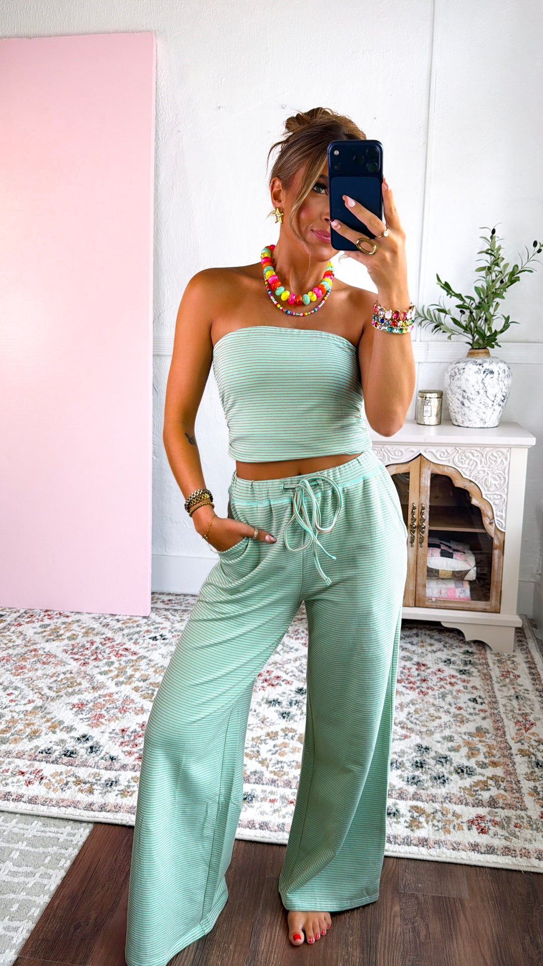 Summa Time Sweetness Two Piece Set, Mint