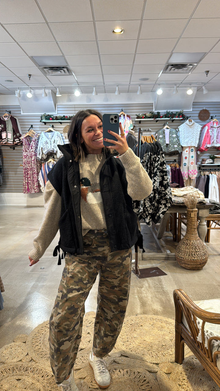 Puddle Jumper Duck Sweater, Sand