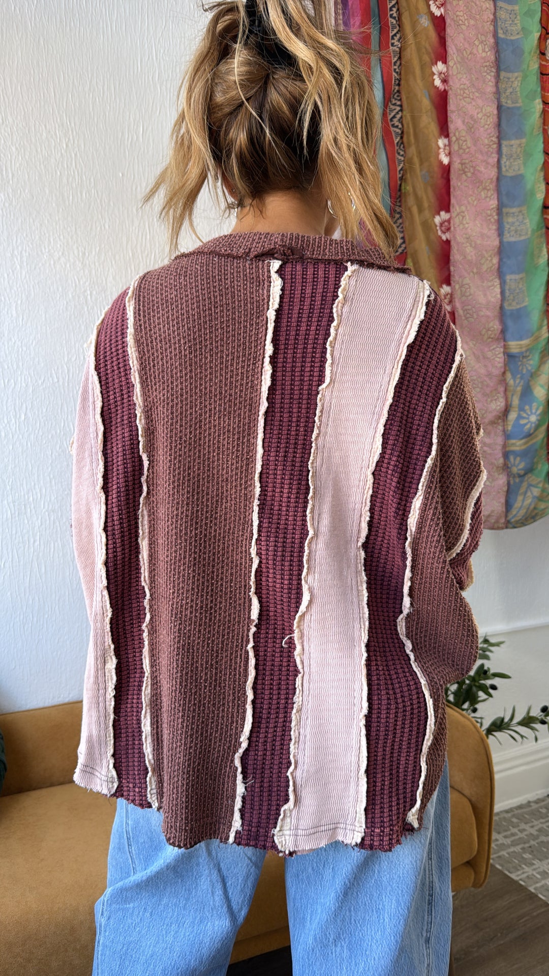 Lilou Vintage Cardigan, Wine Combo