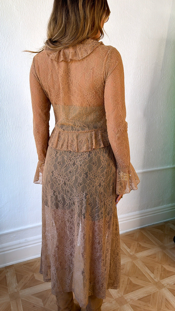 Vintage Chic Lace Kimono