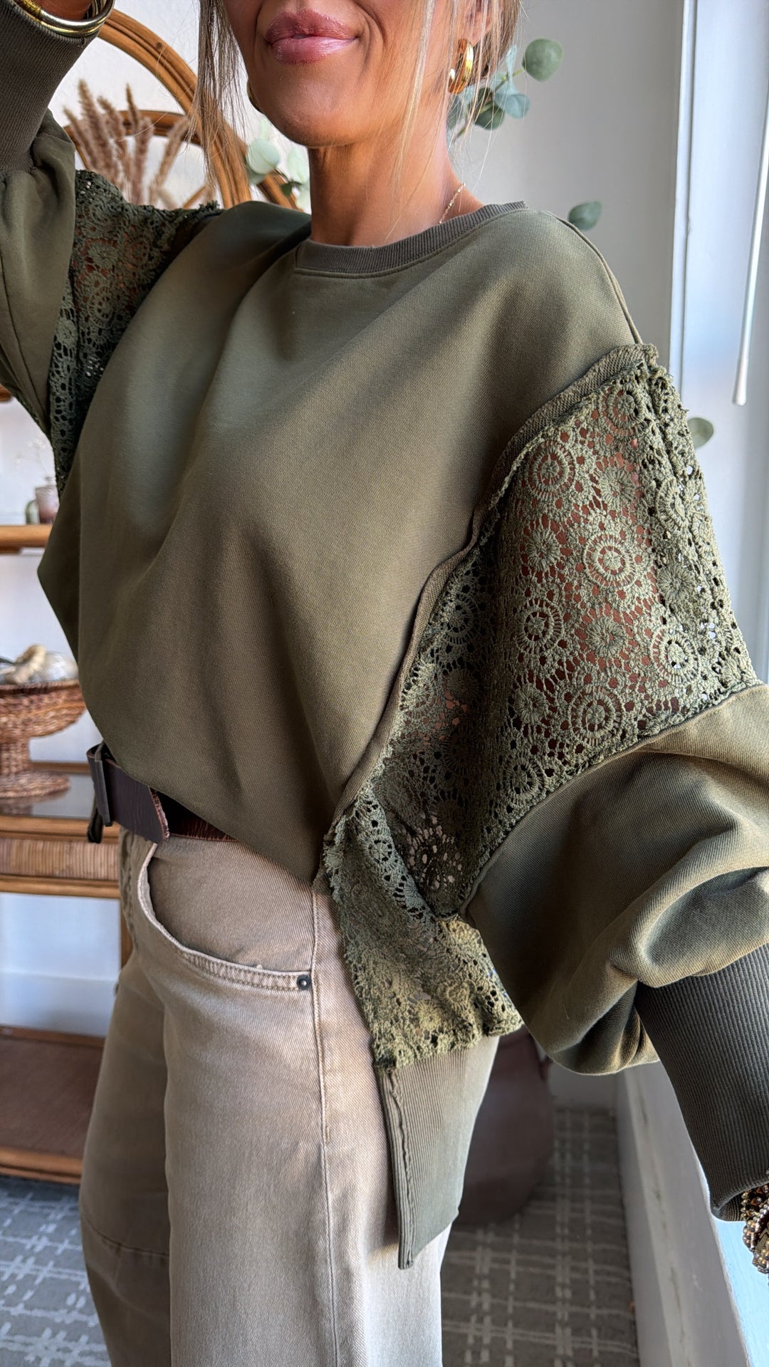 Pine Vale Long Sleeve,  Olive