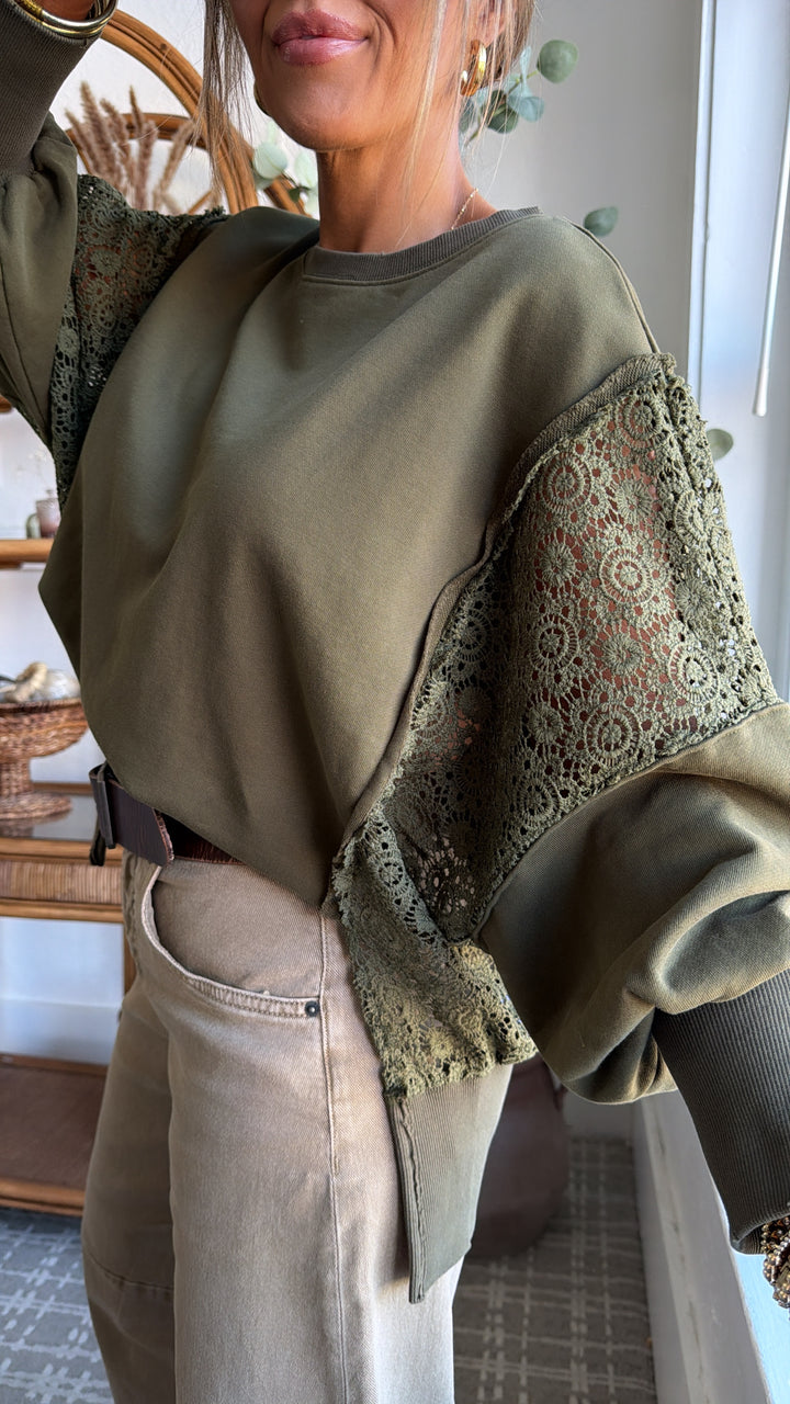 Pine Vale Long Sleeve,  Olive