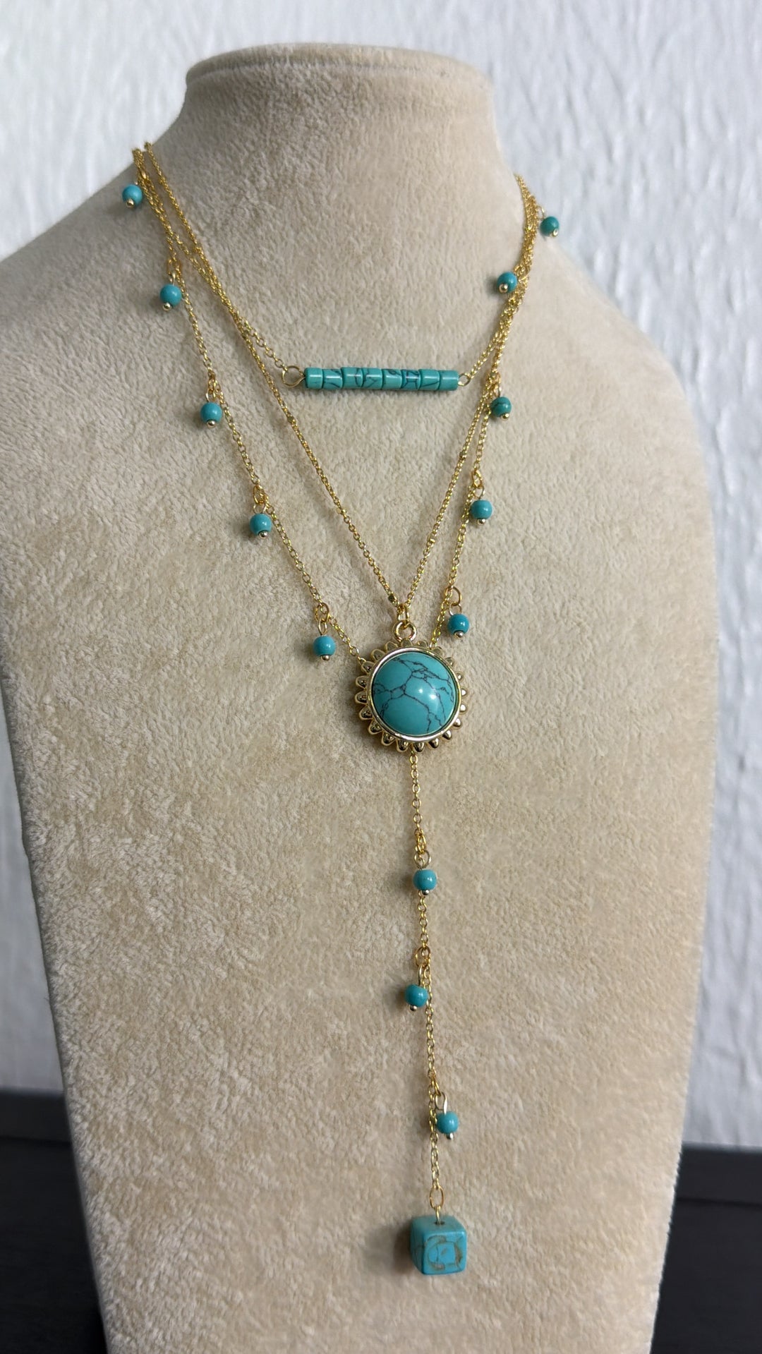 Treasure Jewels: Turquoise Harmony Layered Necklace