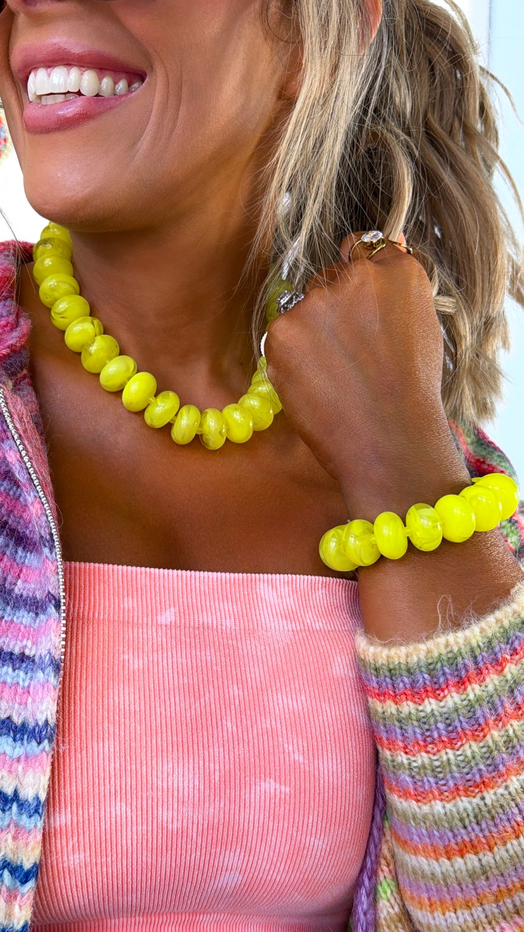 Sugar Bead Set, Yellow