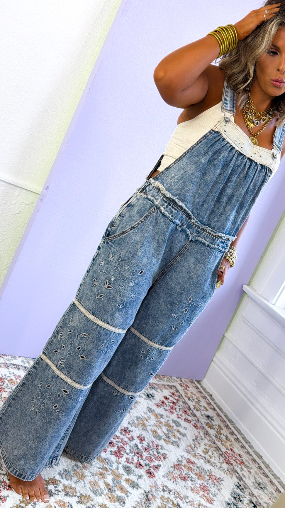 Canyon Ridge Overalls, Denim