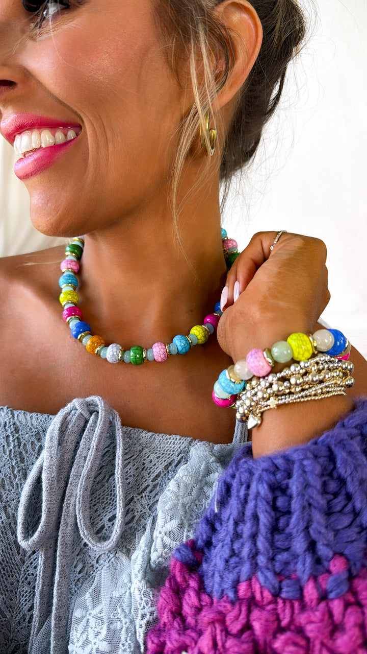 Sweet Pop Bracelet Necklace Set