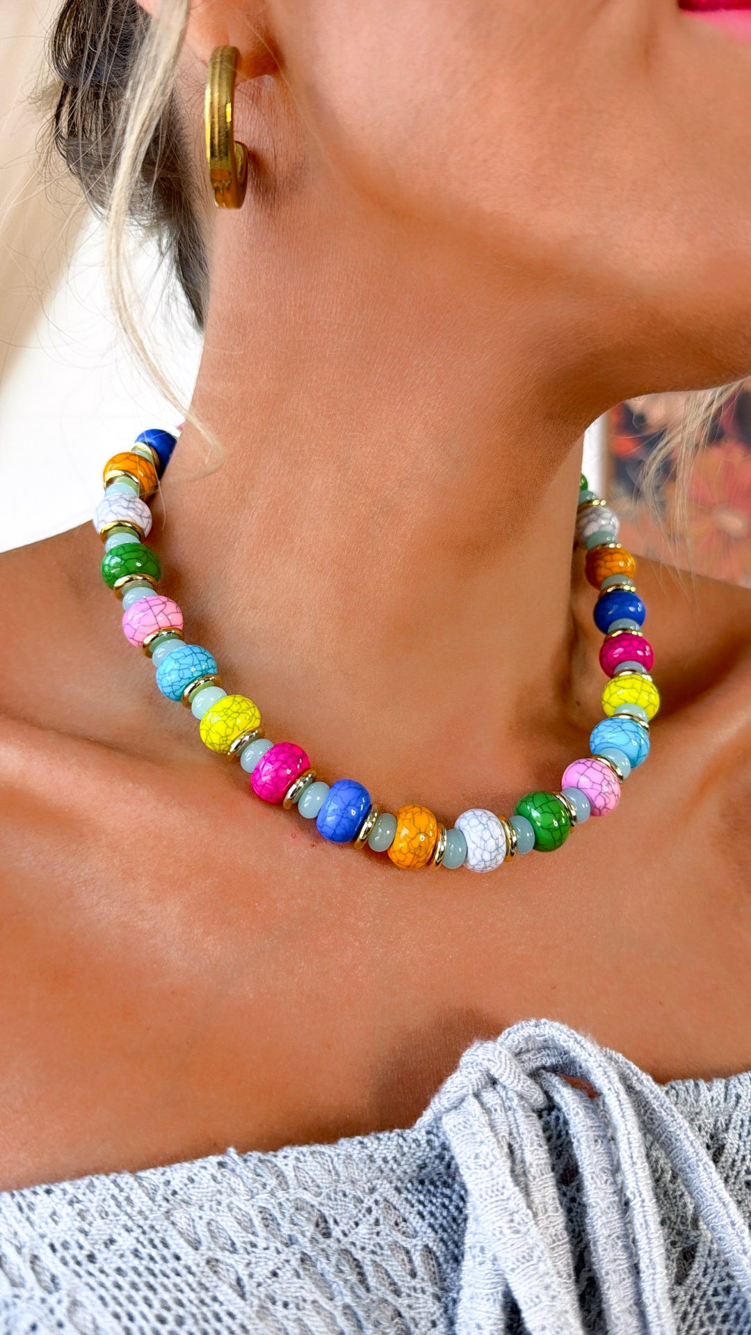 Sweet Pop Bracelet Necklace Set