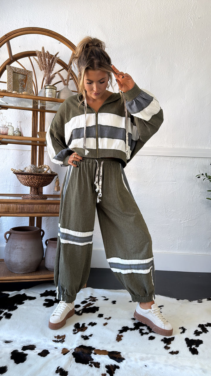 Easy Street Joggers, Olive