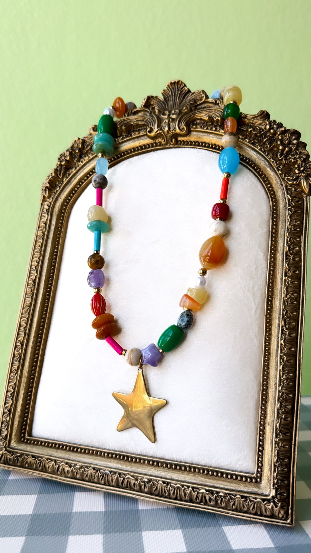 Star Glow Necklace, Pink