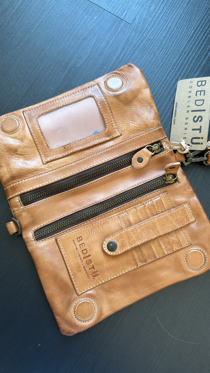 BedStu Cadence Crossbody, Tan Rustic