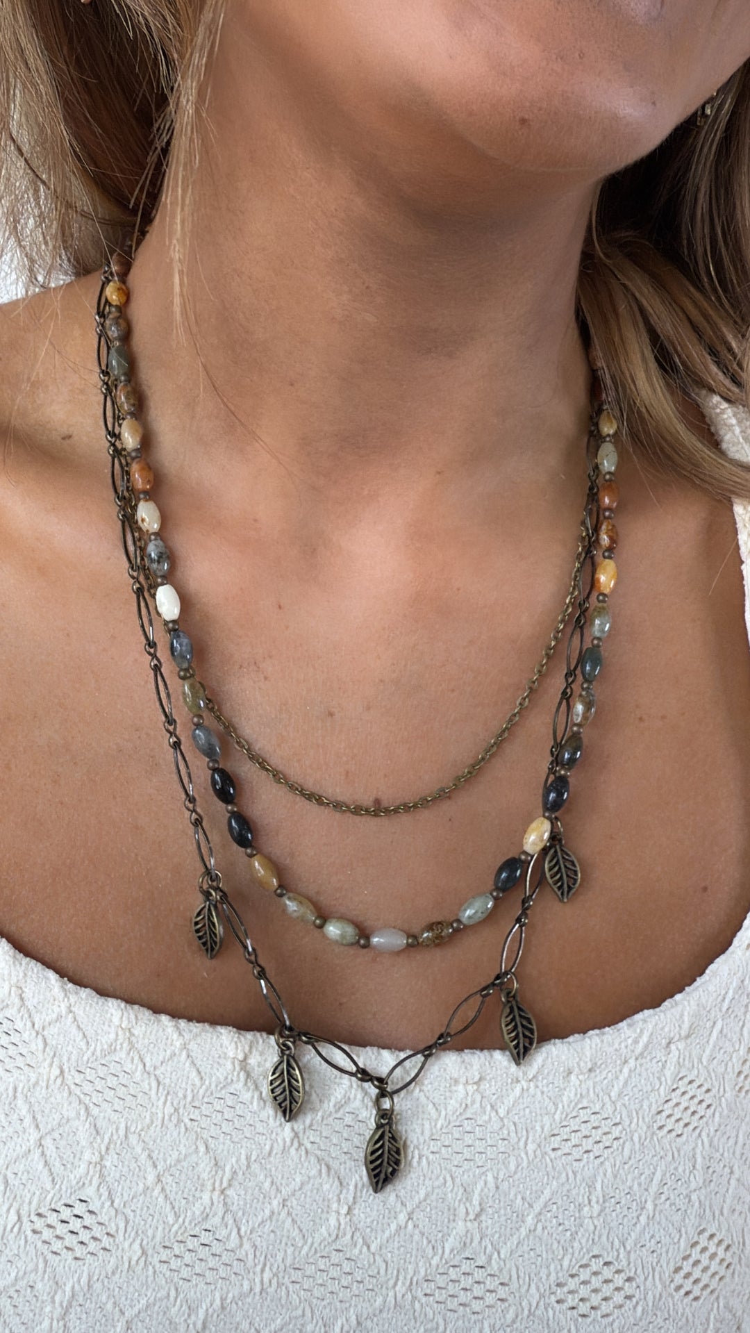 Earthsong Layered Necklace, Multi