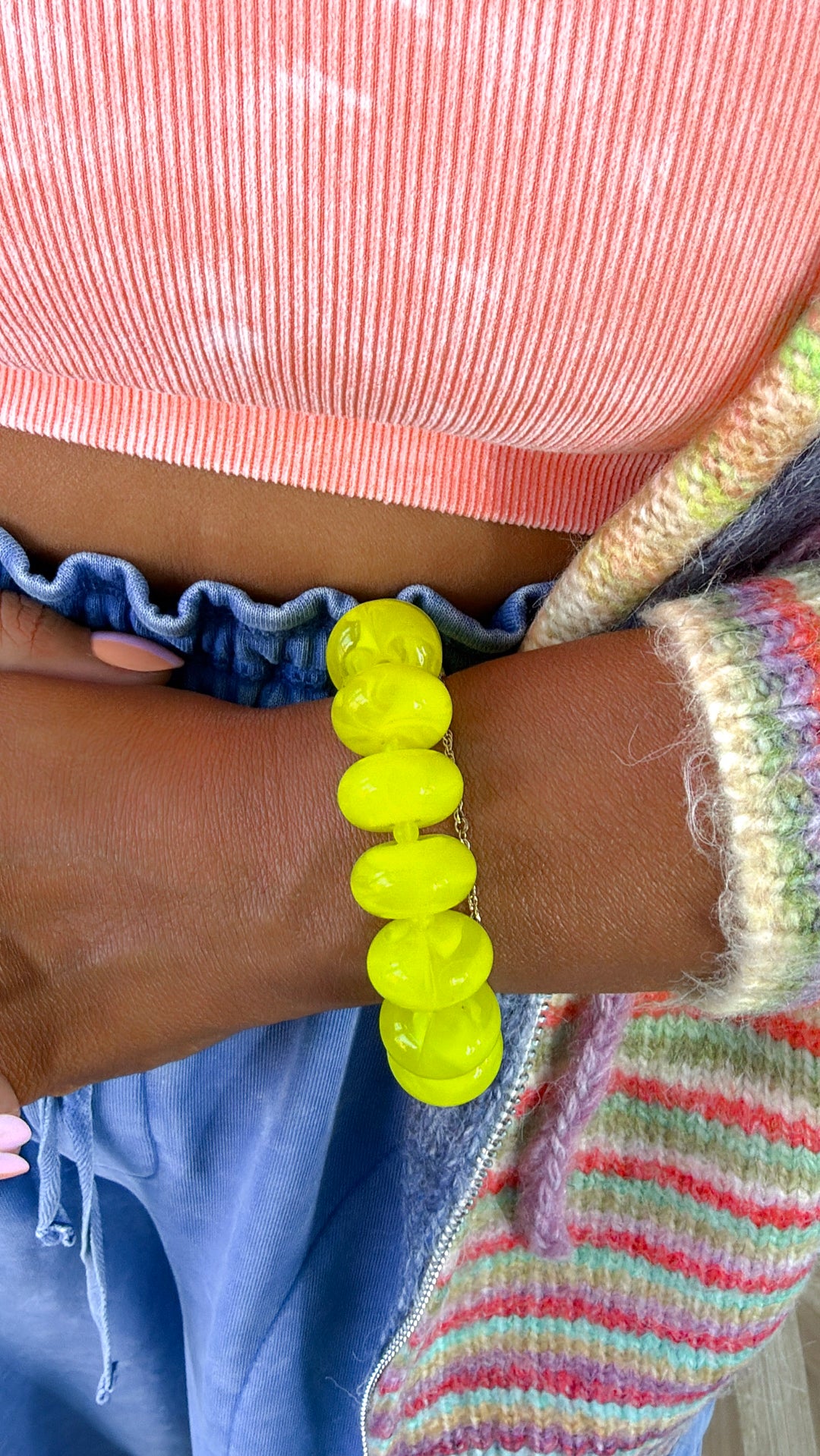 Sugar Bead Set, Yellow