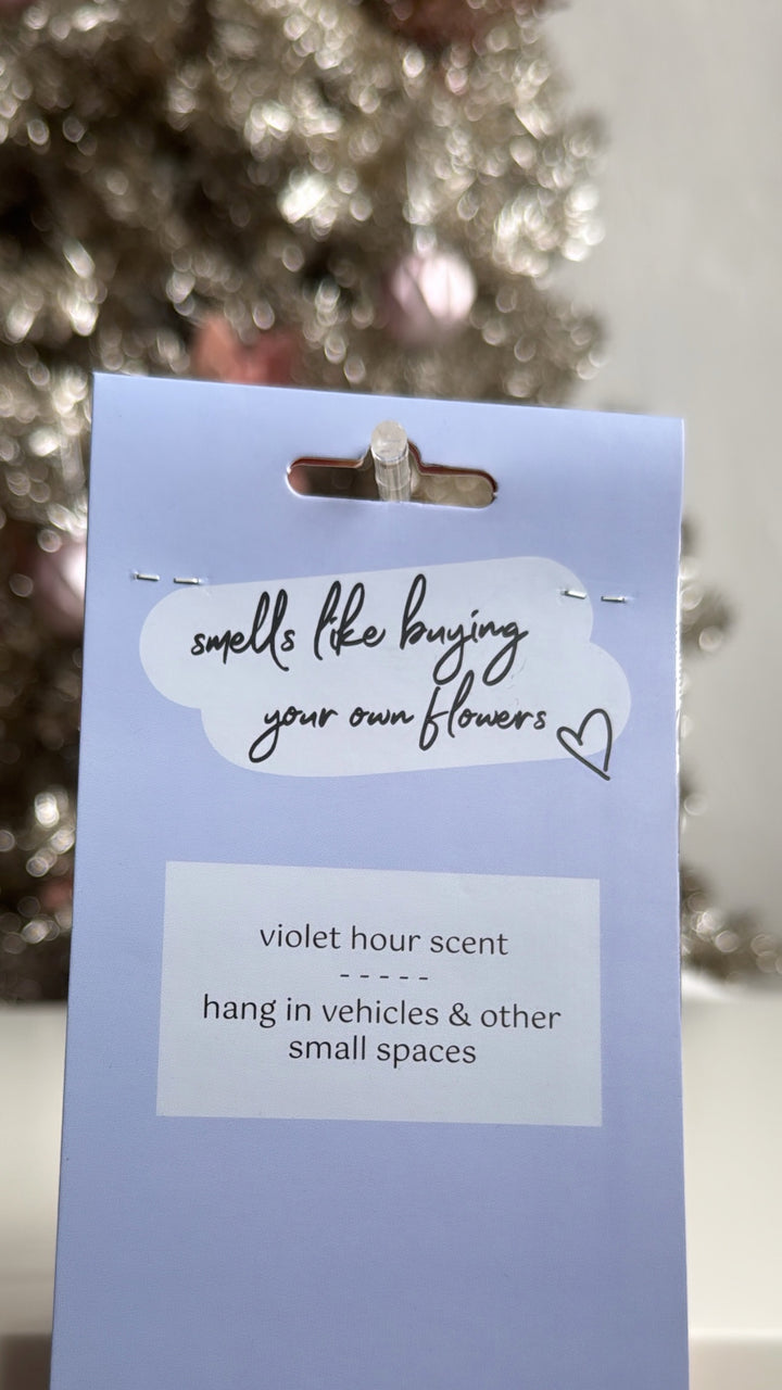Stay In Your Lane Car Air Freshener - Bless Your Heart- Violet Hour