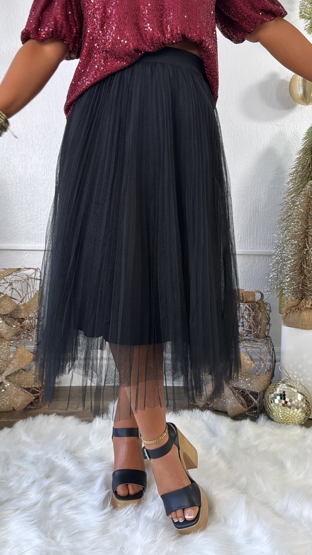 Every Occasion Mesh Tutu, Black