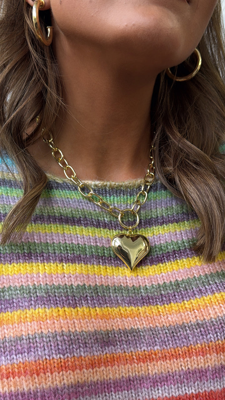 Treasure Jewels: Heartbreaker Gold Chain