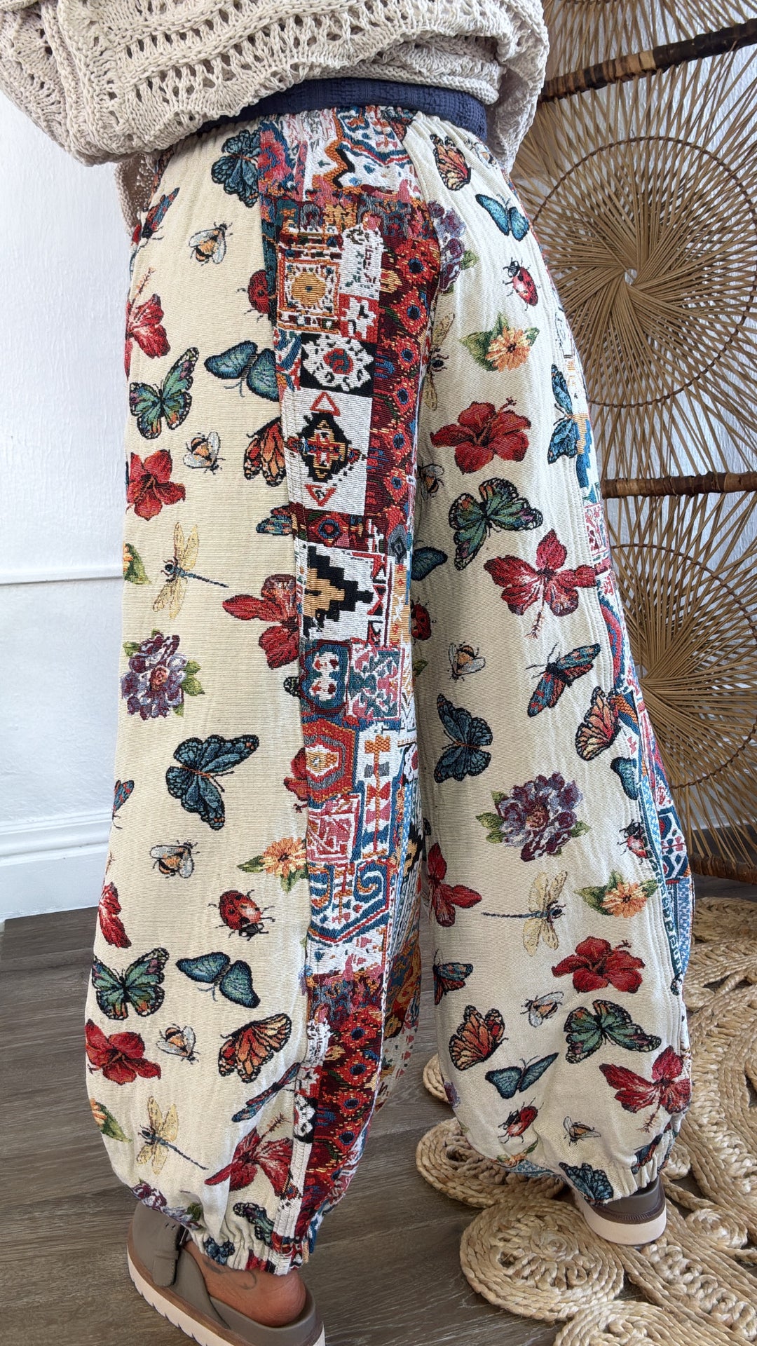 Butterfly Fields Jogger, Natural/Multi