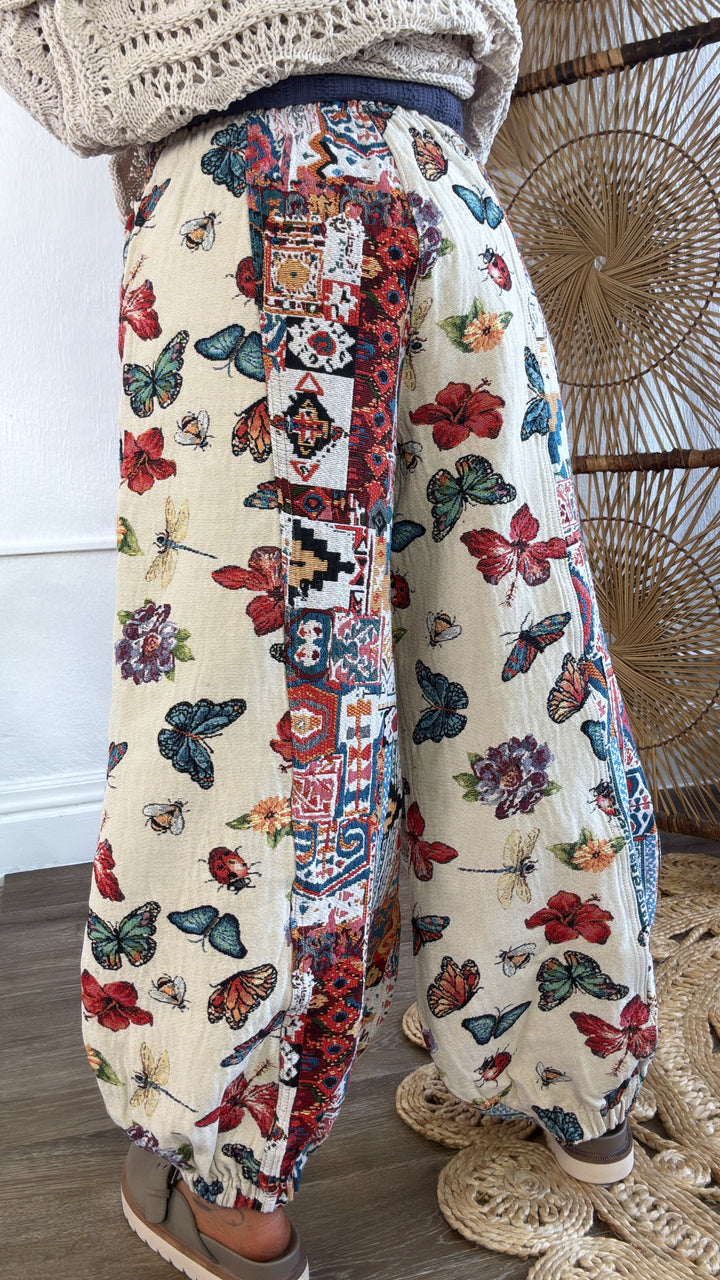 Butterfly Fields Jogger, Natural/Multi