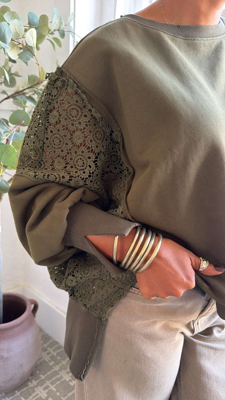 Pine Vale Long Sleeve,  Olive