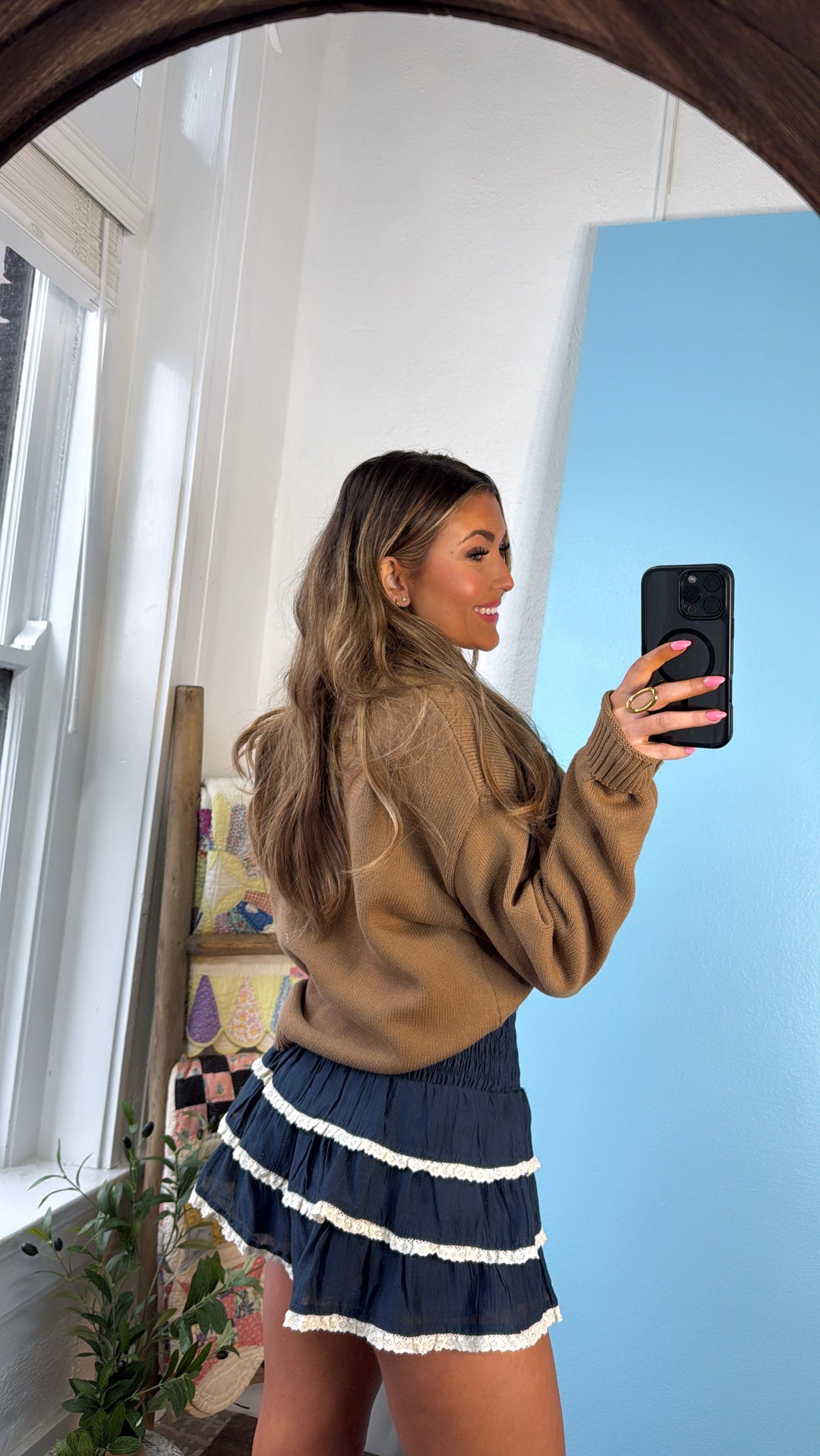 Fin & Tide Sweater, Mocha