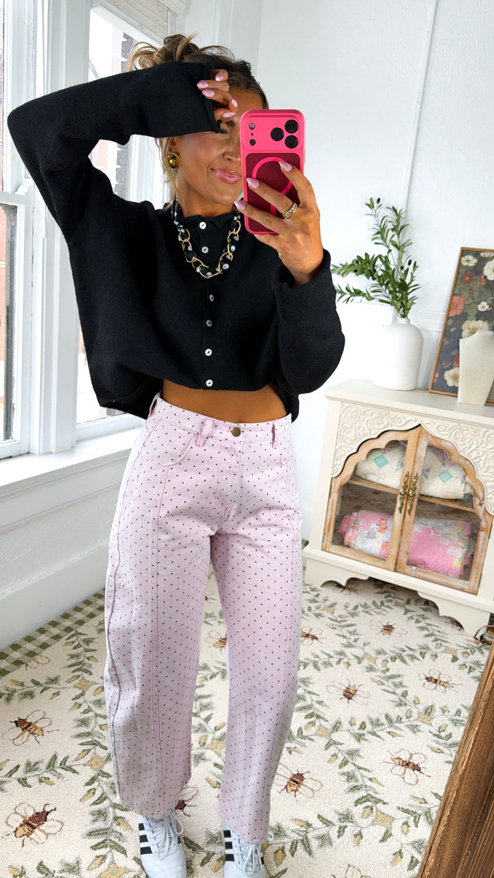 Little Polka Dot Barrels, LT. Pink