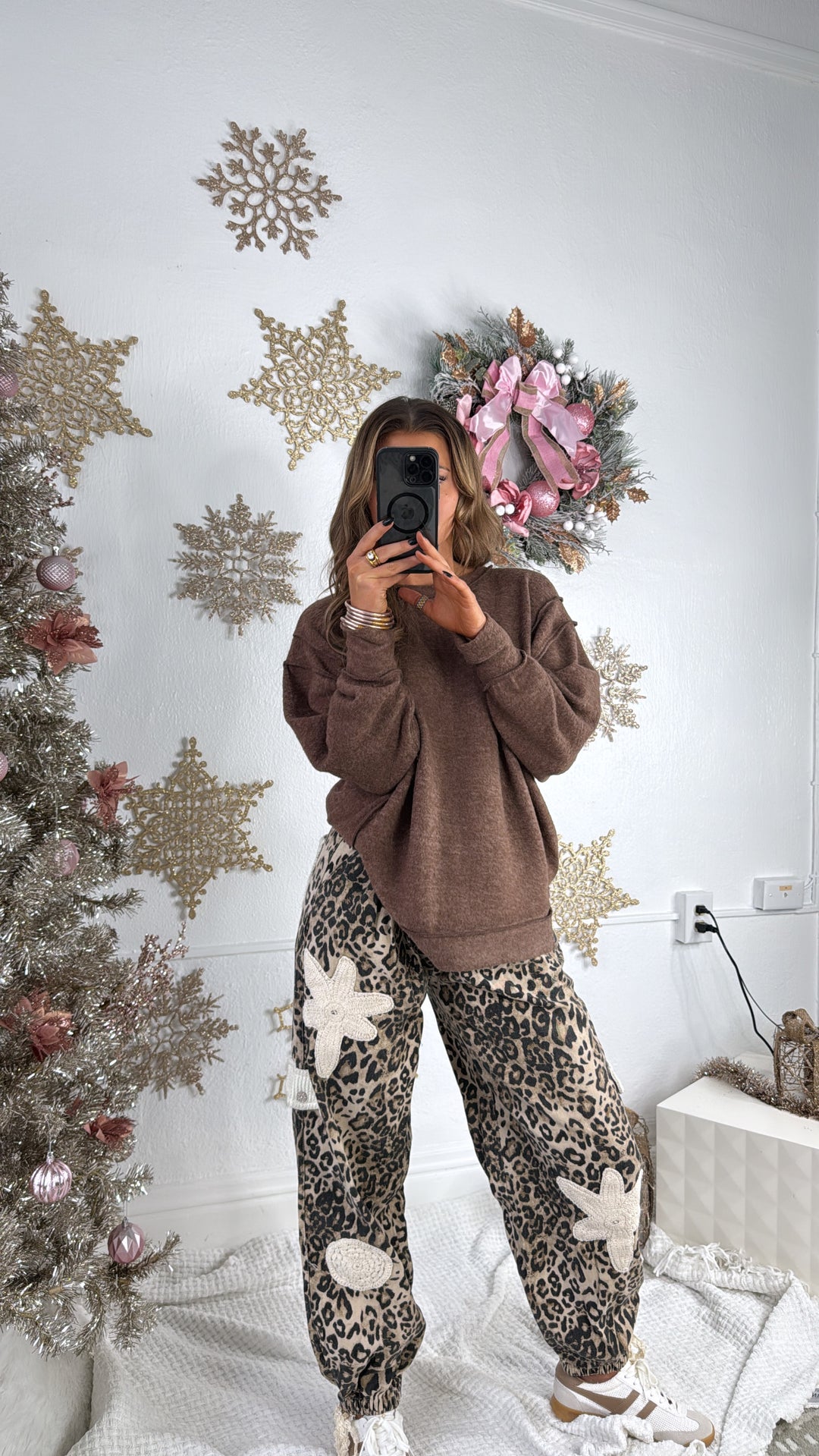 DOORBUSTER: Oversized Sweater, Brown