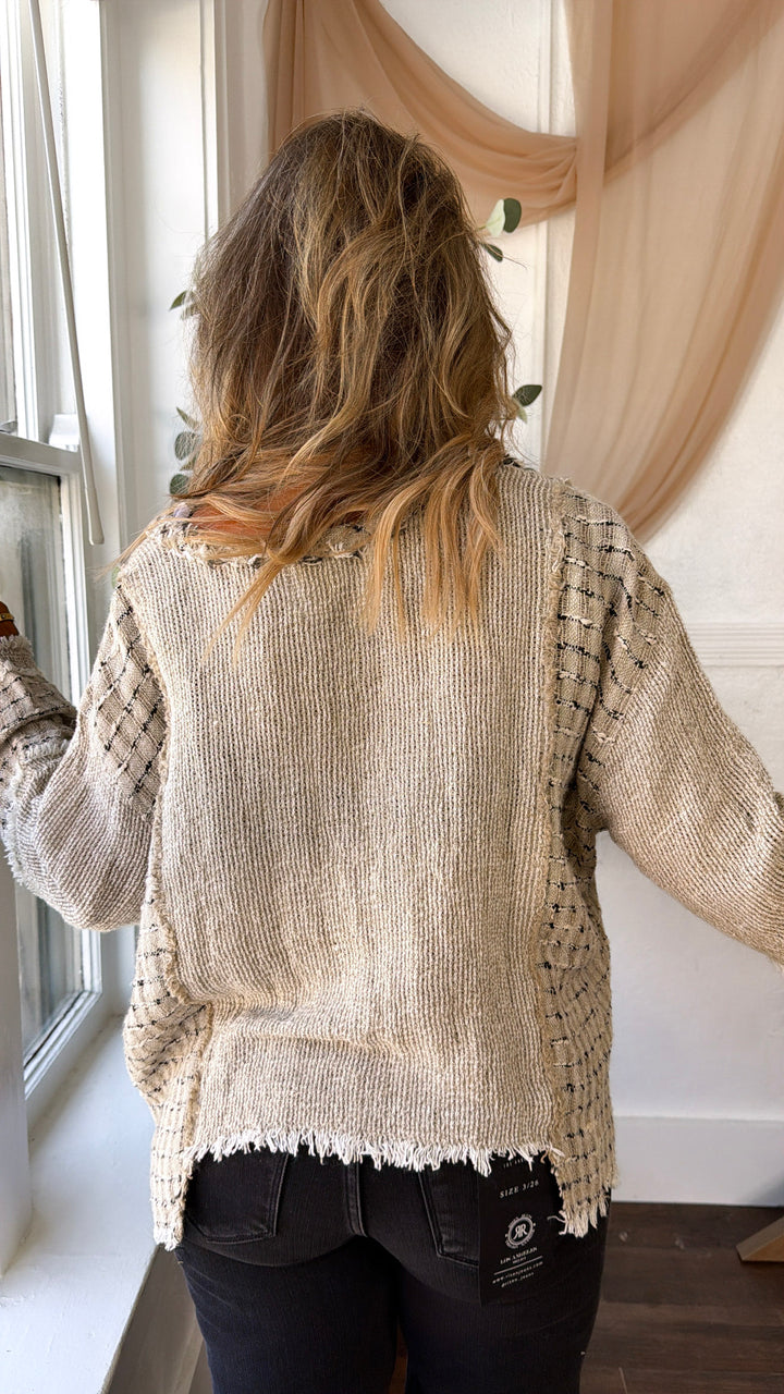 Moldova Linen Top, Mocha