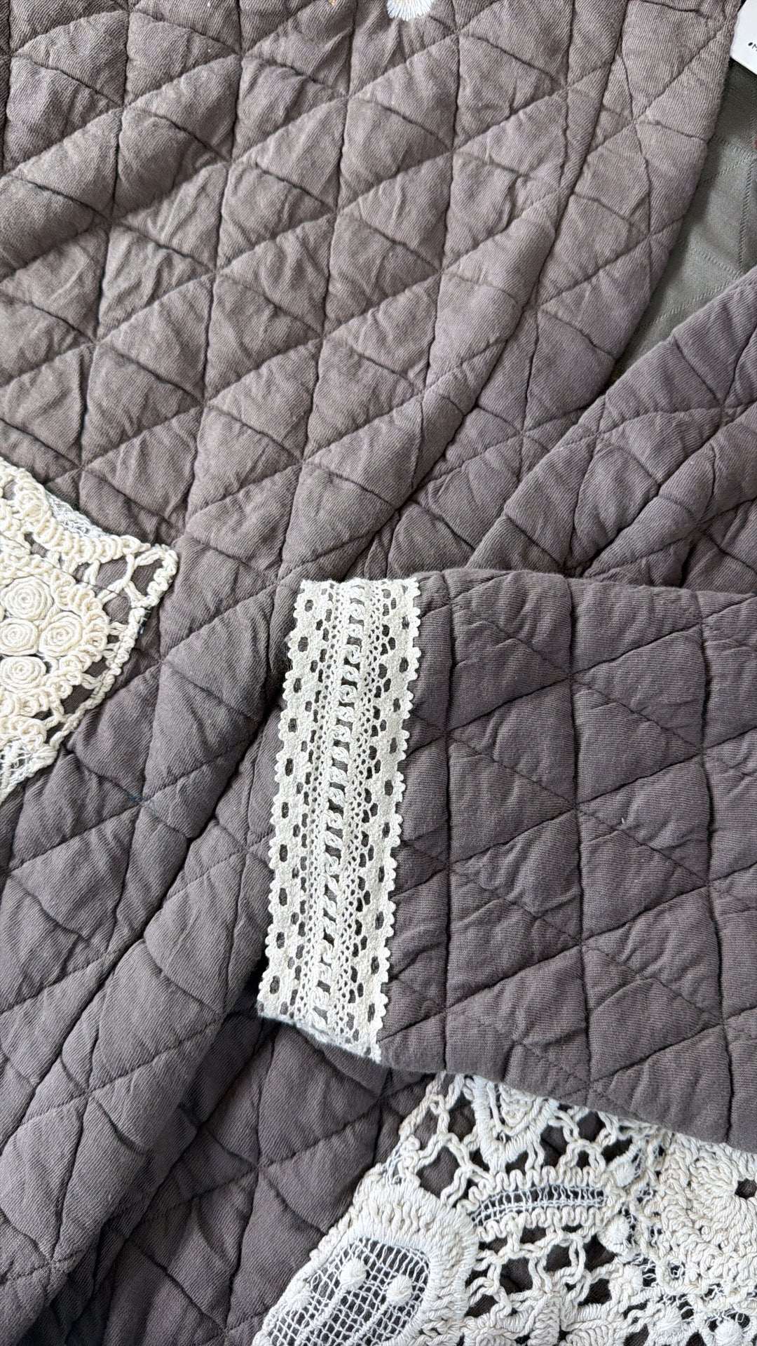 Canyon Quilted Jacket, Charcoal