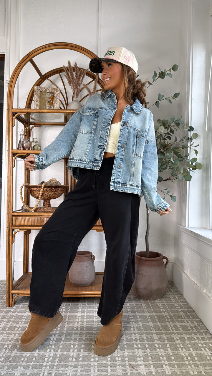 Lapis Bay Denim Jacket, Washed Denim