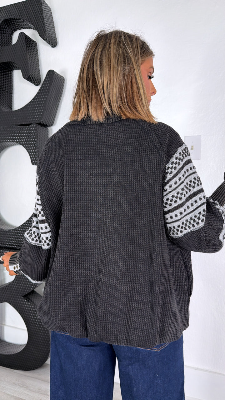 Palette Washed Thermal, Black